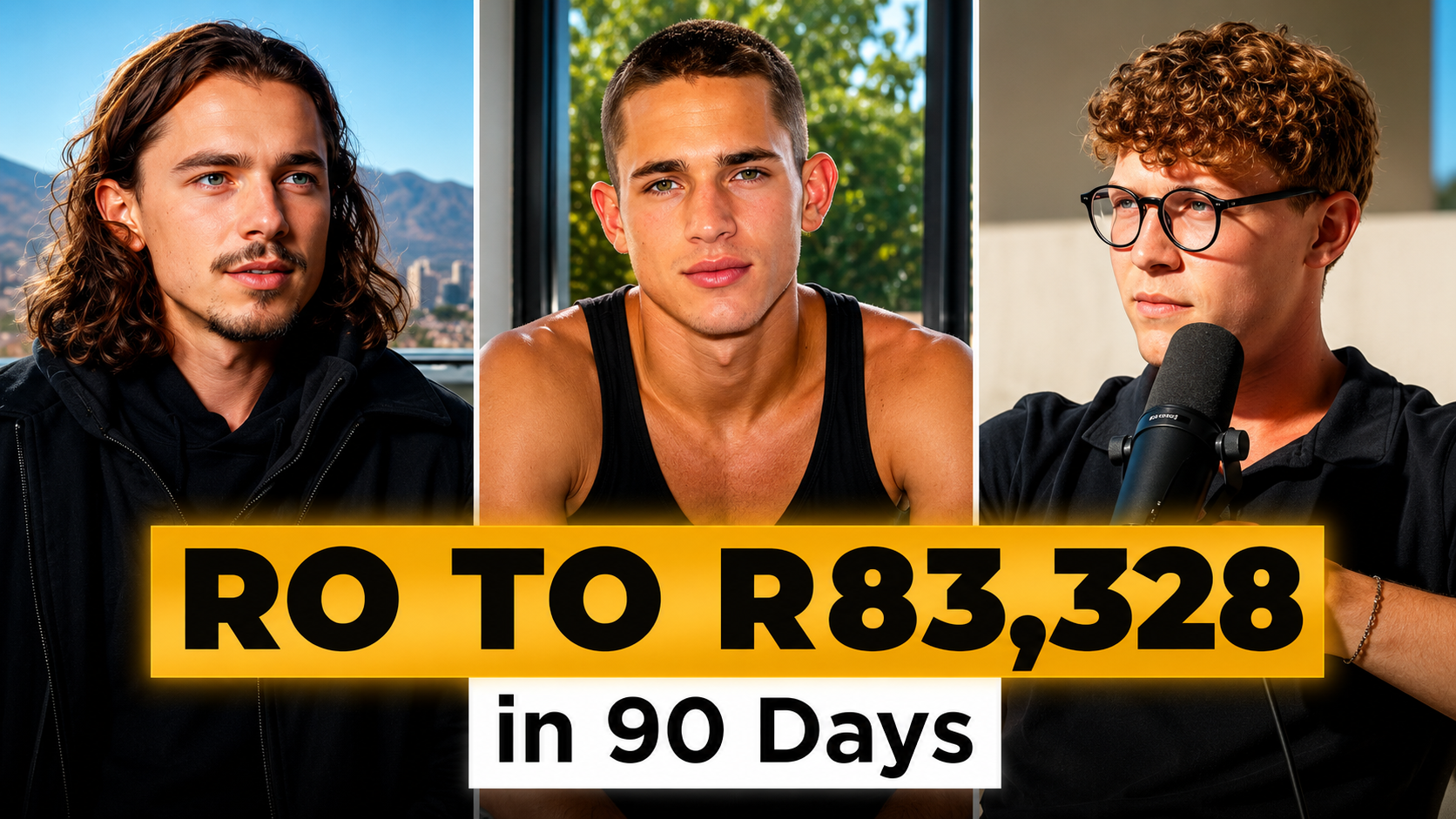 Student success: R0 to R83k in 90 days.